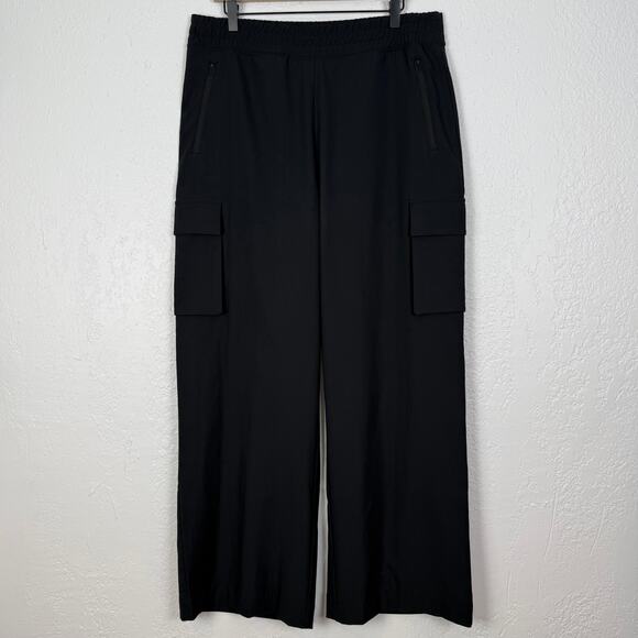 Beyond Yoga City Chic Wide Leg Cargo Pant in Black Athleisure Streetwear Size XL - Picture 2 of 4